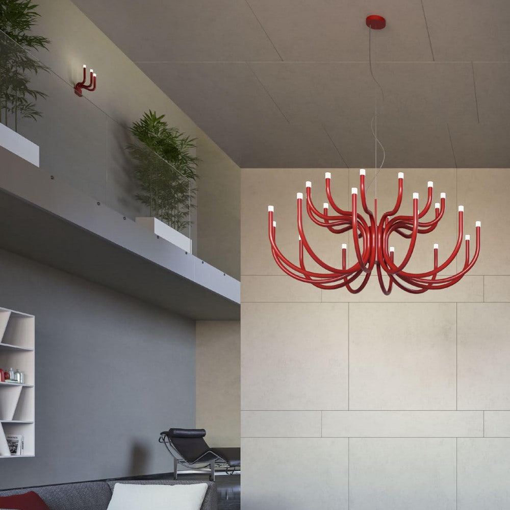 Myvenara Individual Creativity Brass Metal Chandelier - Lamp Copper