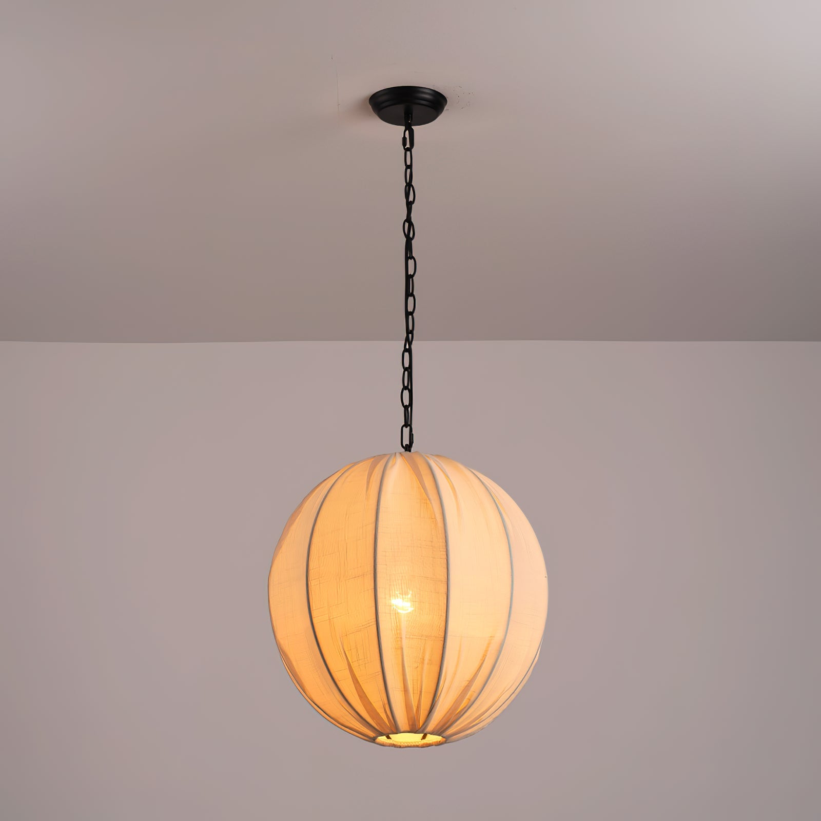 Casolila Premium Elegance Metal Fabric Pendant Lamp - Lamp Copper