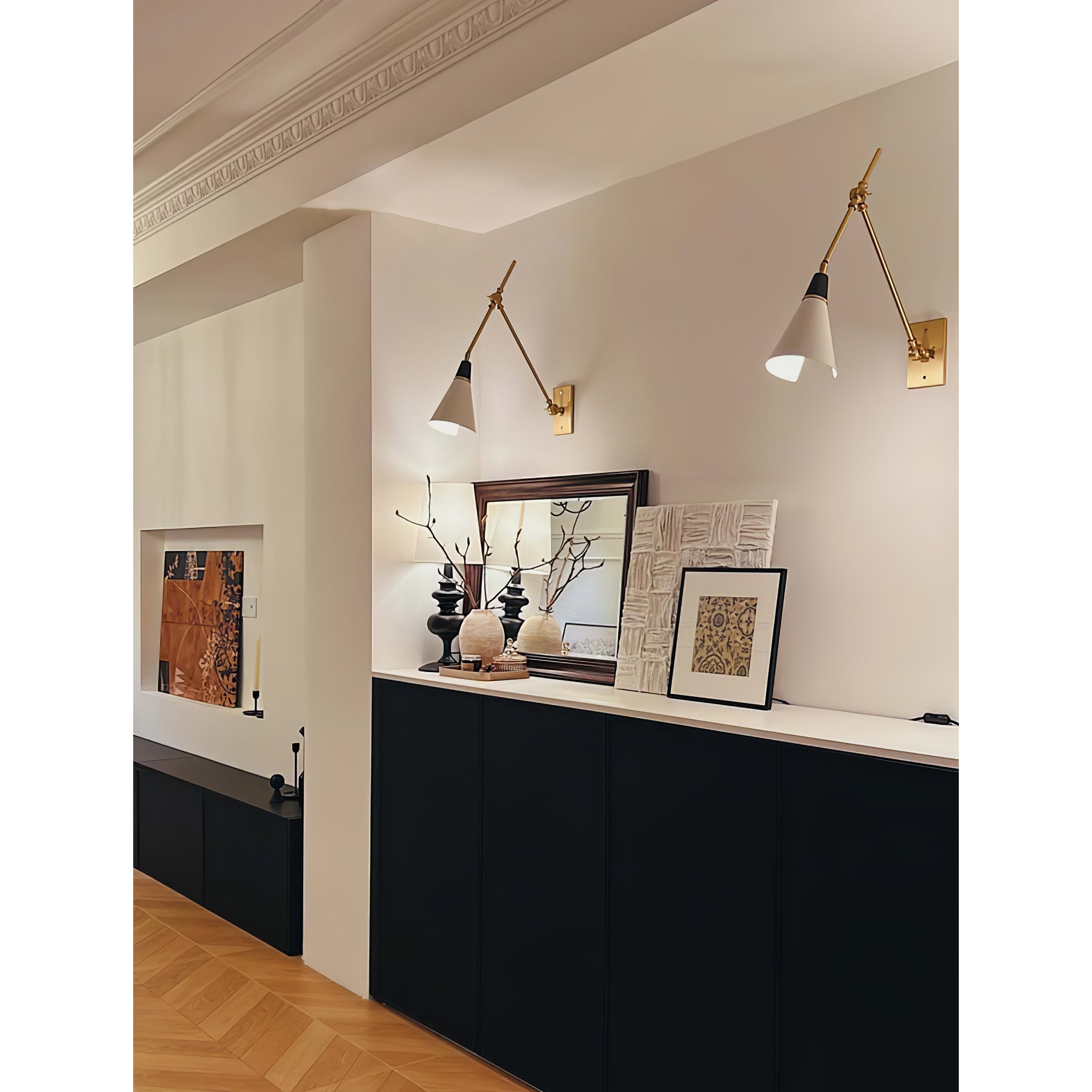 Ersila Modern Minimalist Brass Metal Wall Lamp - Lamp Copper