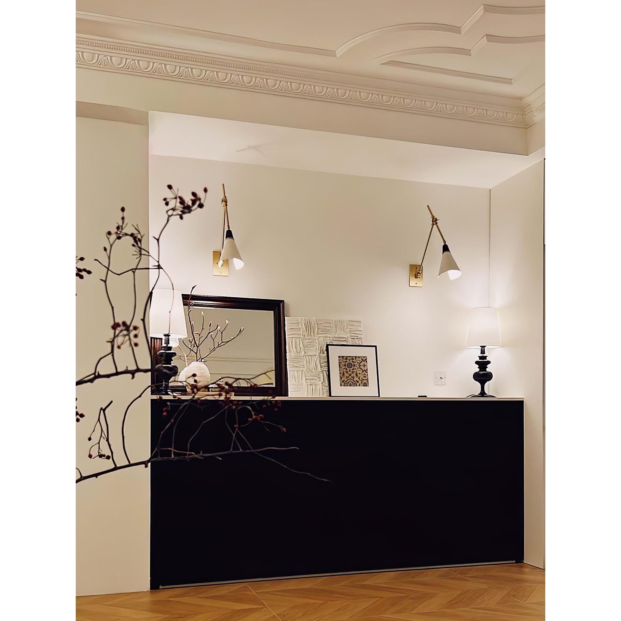 Ersila Modern Minimalist Brass Metal Wall Lamp - Lamp Copper