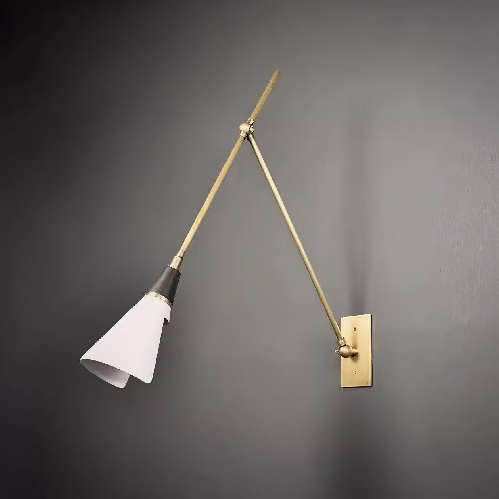 Ersila Modern Minimalist Brass Metal Wall Lamp - Lamp Copper