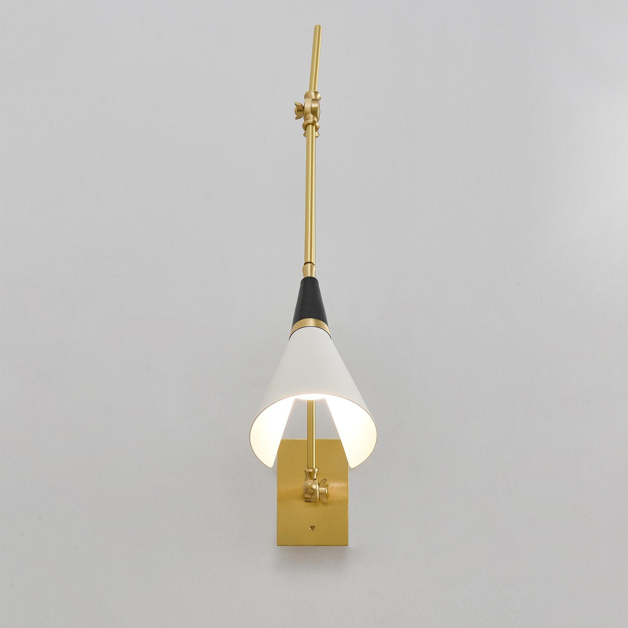 Ersila Modern Minimalist Brass Metal Wall Lamp - Lamp Copper