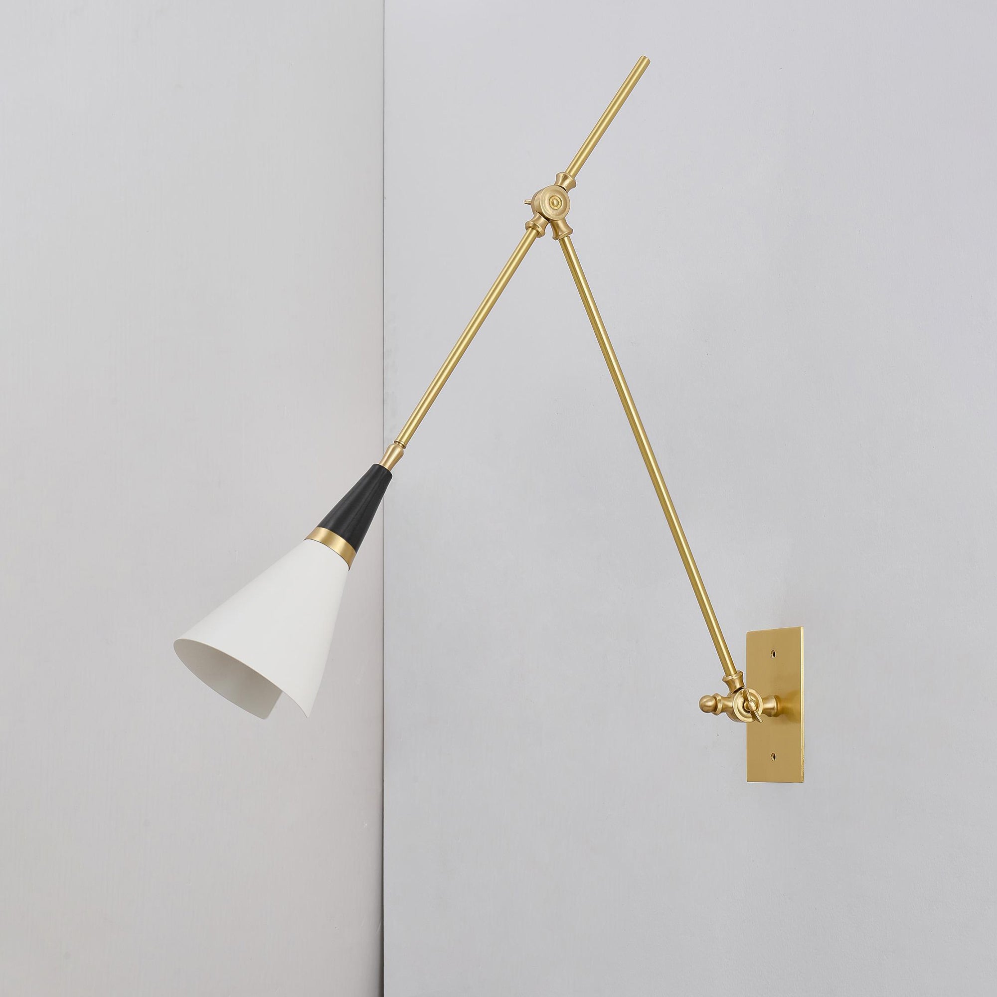 Ersila Modern Minimalist Brass Metal Wall Lamp - Lamp Copper
