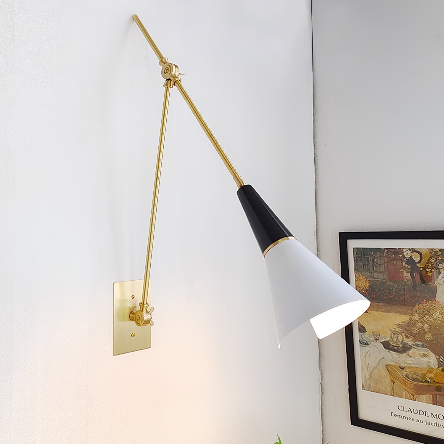 Ersila Modern Minimalist Brass Metal Wall Lamp - Lamp Copper
