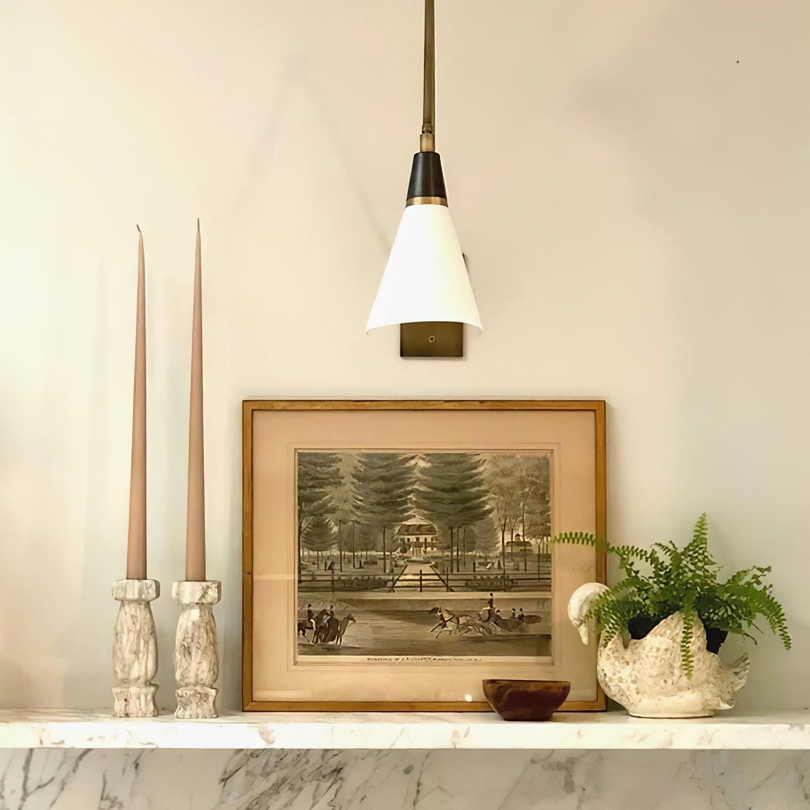 Ersila Modern Minimalist Brass Metal Wall Lamp - Lamp Copper
