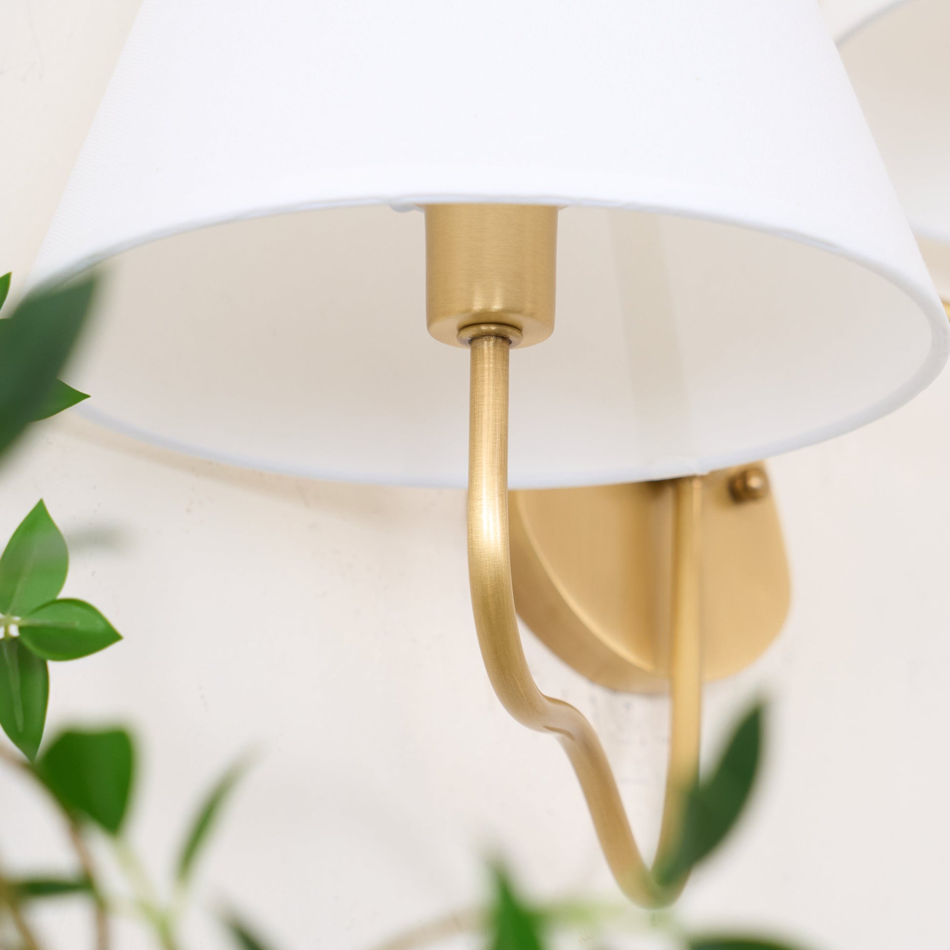 Evynor Vintage Industrial Brass Fabric Wall Lamp - Lamp Copper