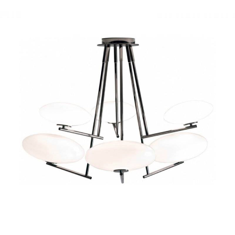 Umirarae Individual Creativity Brass Glass Ceiling Lamp - Lamp Copper