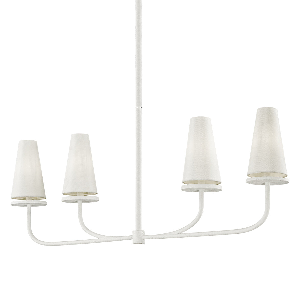 Curaeara Vintage Industrial Brass Fabric Chandelier - Lamp Copper