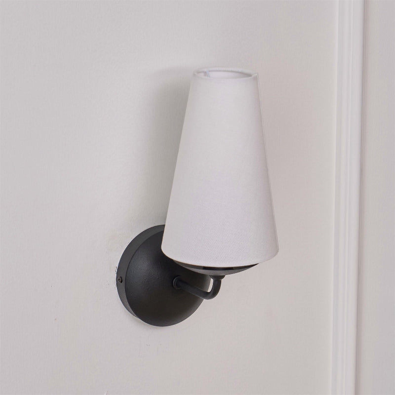 Avraee Modern Minimalist Brass Fabric Wall Lamp - Lamp Copper