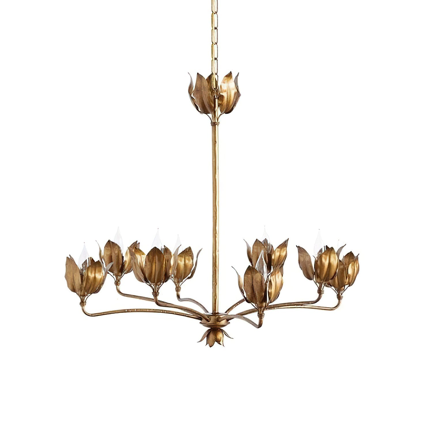 Syvenira Individual Creativity Tulip Metal Chandelier - Lamp Copper