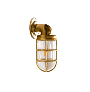 Evthaia Vintage Industrial Glass Metal Wall Lamp - Lamp Copper
