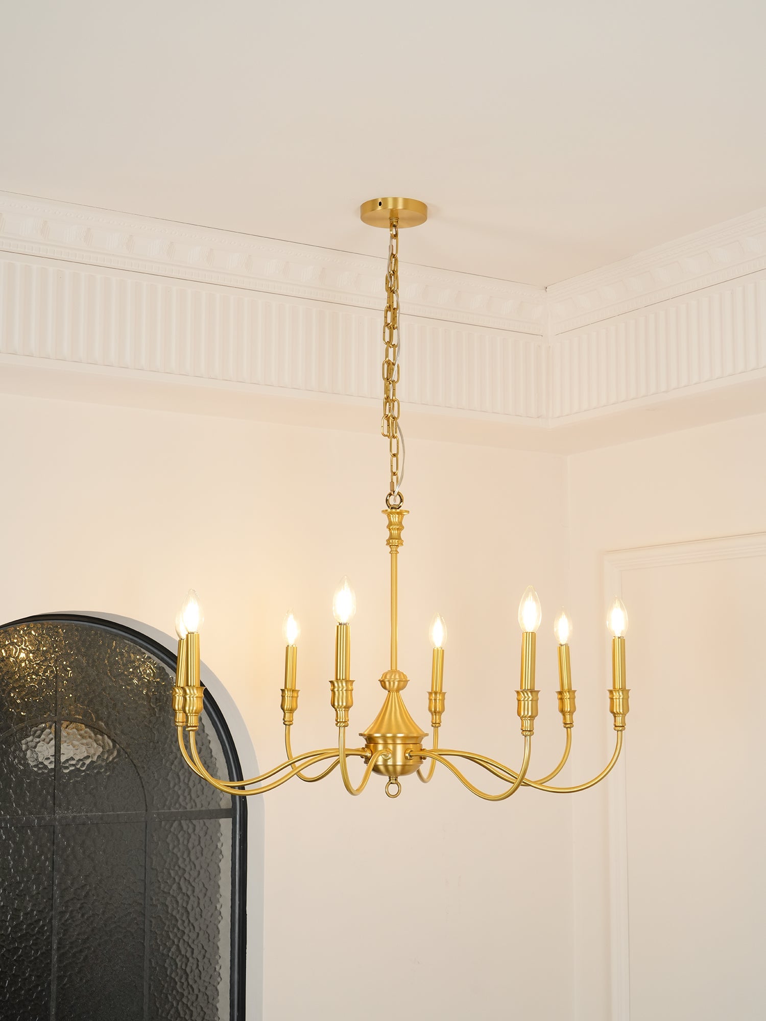 Cunorora Vintage Industrial Metal Chandelier - Lamp Copper