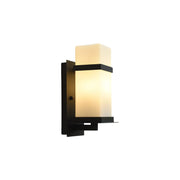 Ishaaris Modern Minimalist Outdoor Metal Glass Wall Light - Lamp Copper