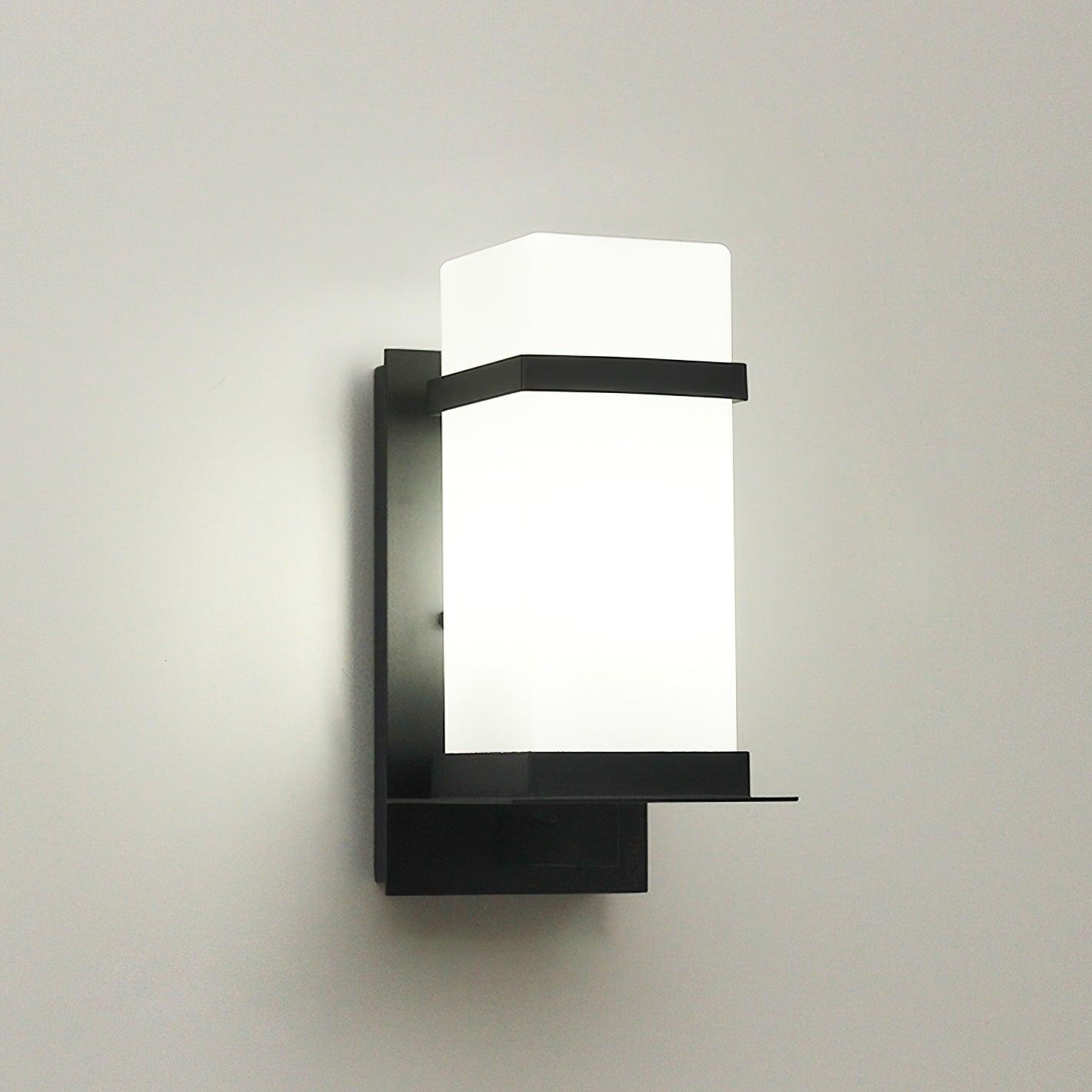 Ishaaris Modern Minimalist Outdoor Metal Glass Wall Light - Lamp Copper