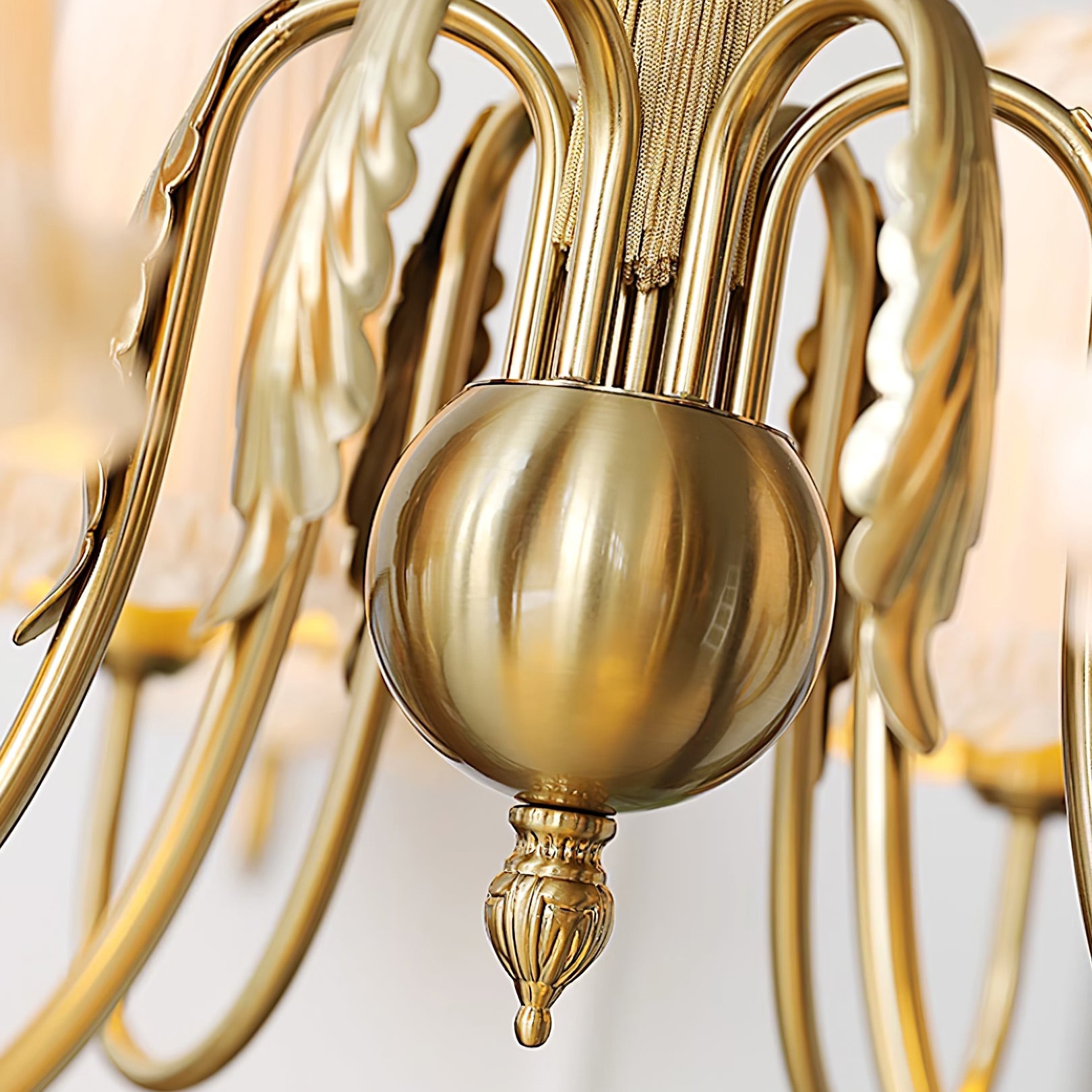 Ervaren Vintage Postmodern Luxury Fabric Chandelier - Lamp Copper