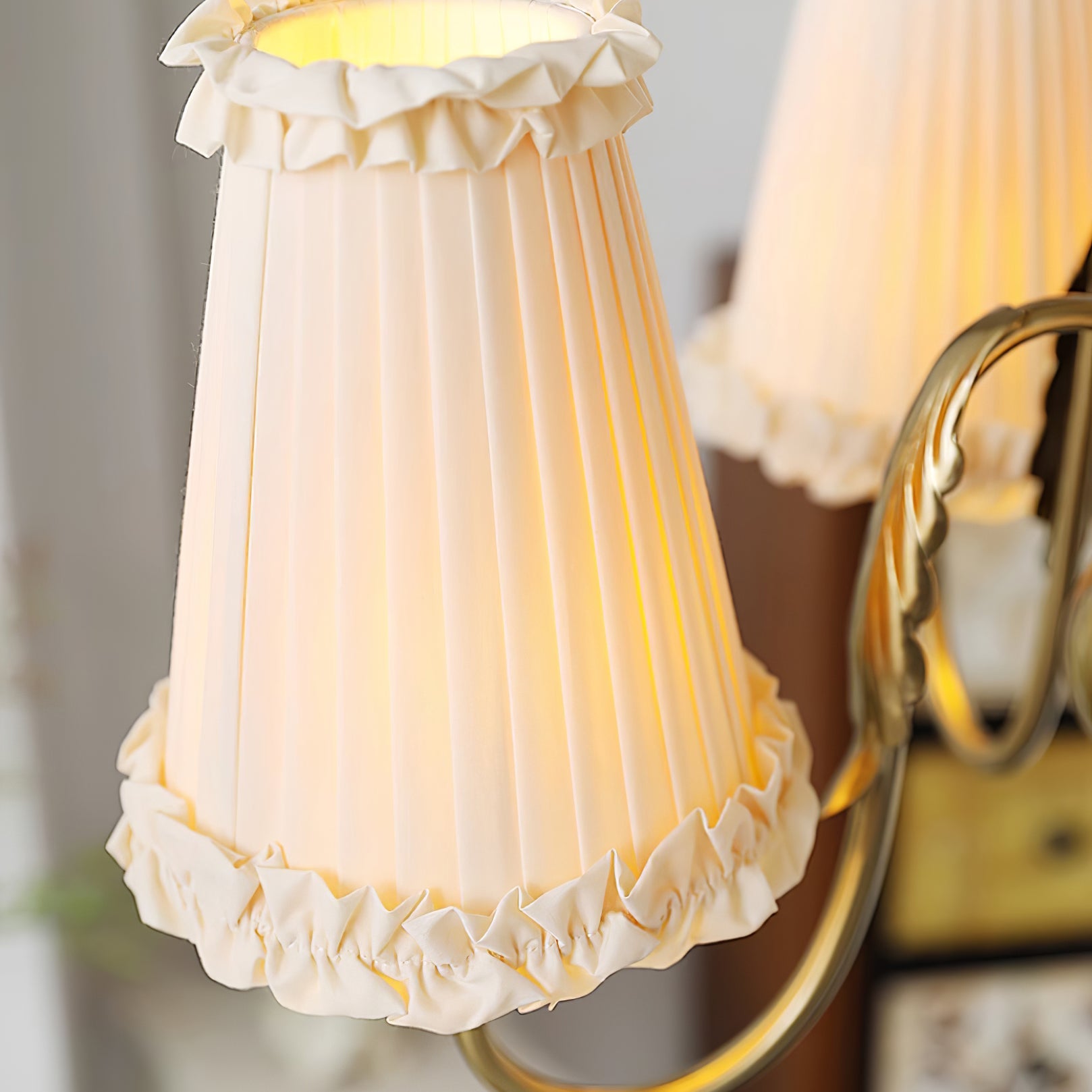Ervaren Vintage Postmodern Luxury Fabric Chandelier - Lamp Copper