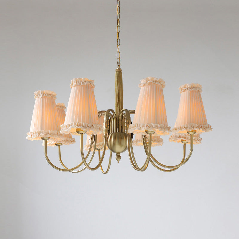 Ervaren Vintage Postmodern Luxury Fabric Chandelier - Lamp Copper