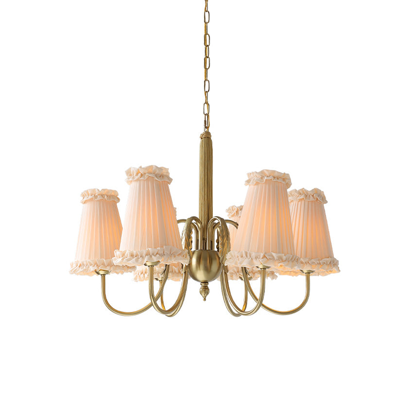 Ervaren Vintage Postmodern Luxury Fabric Chandelier - Lamp Copper