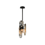 Cevynarae Modern Minimalist Marble Glass Pendant Lamp - Lamp Copper