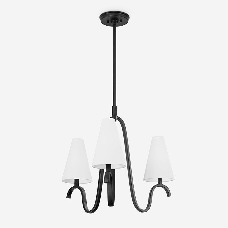 Myvenen Vintage Industrial Metal Fabric Chandelier - Lamp Copper