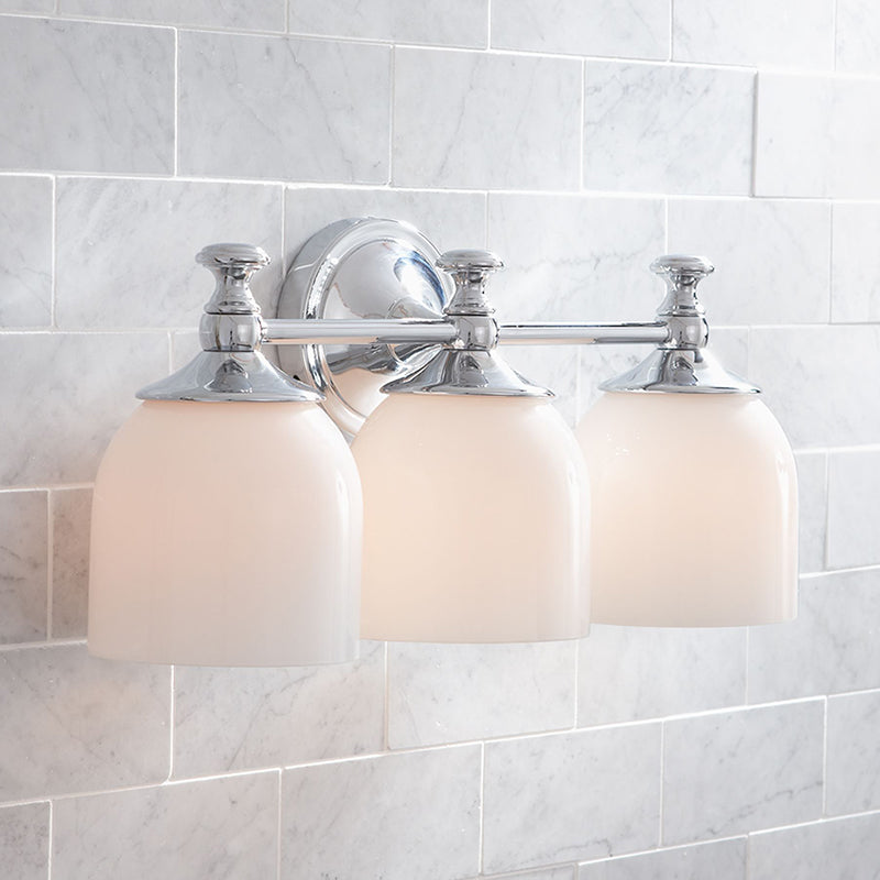 Lumen Modern Minimalist Short Arm Chrome Metal Glass Sconce Wall Lamp - Lamp Copper