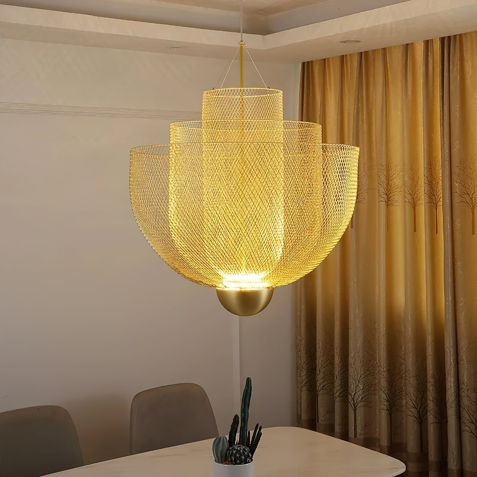 Myraeara Individual Creativity Art Metal Chandelier - Lamp Copper