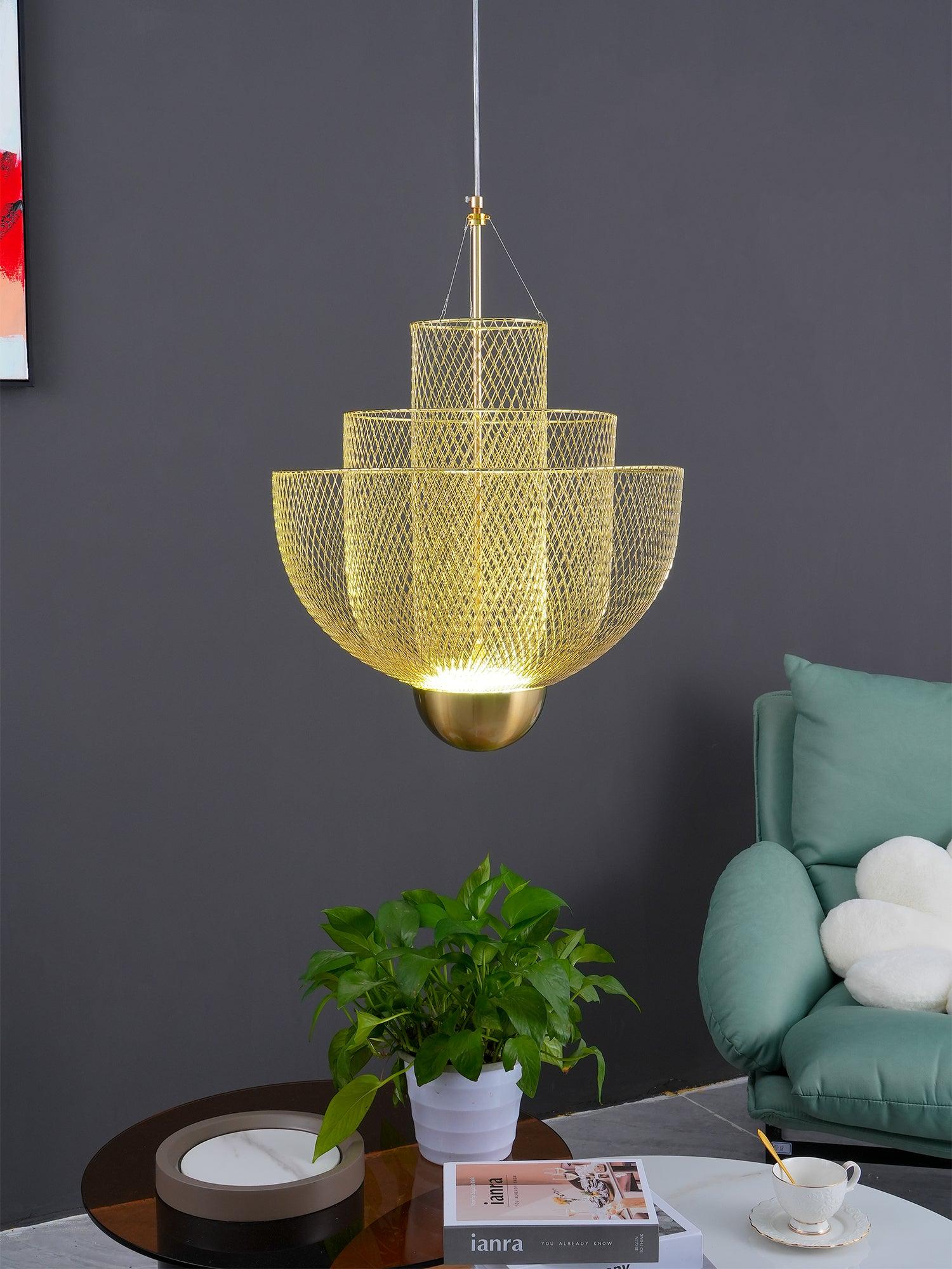 Myraeara Individual Creativity Art Metal Chandelier - Lamp Copper