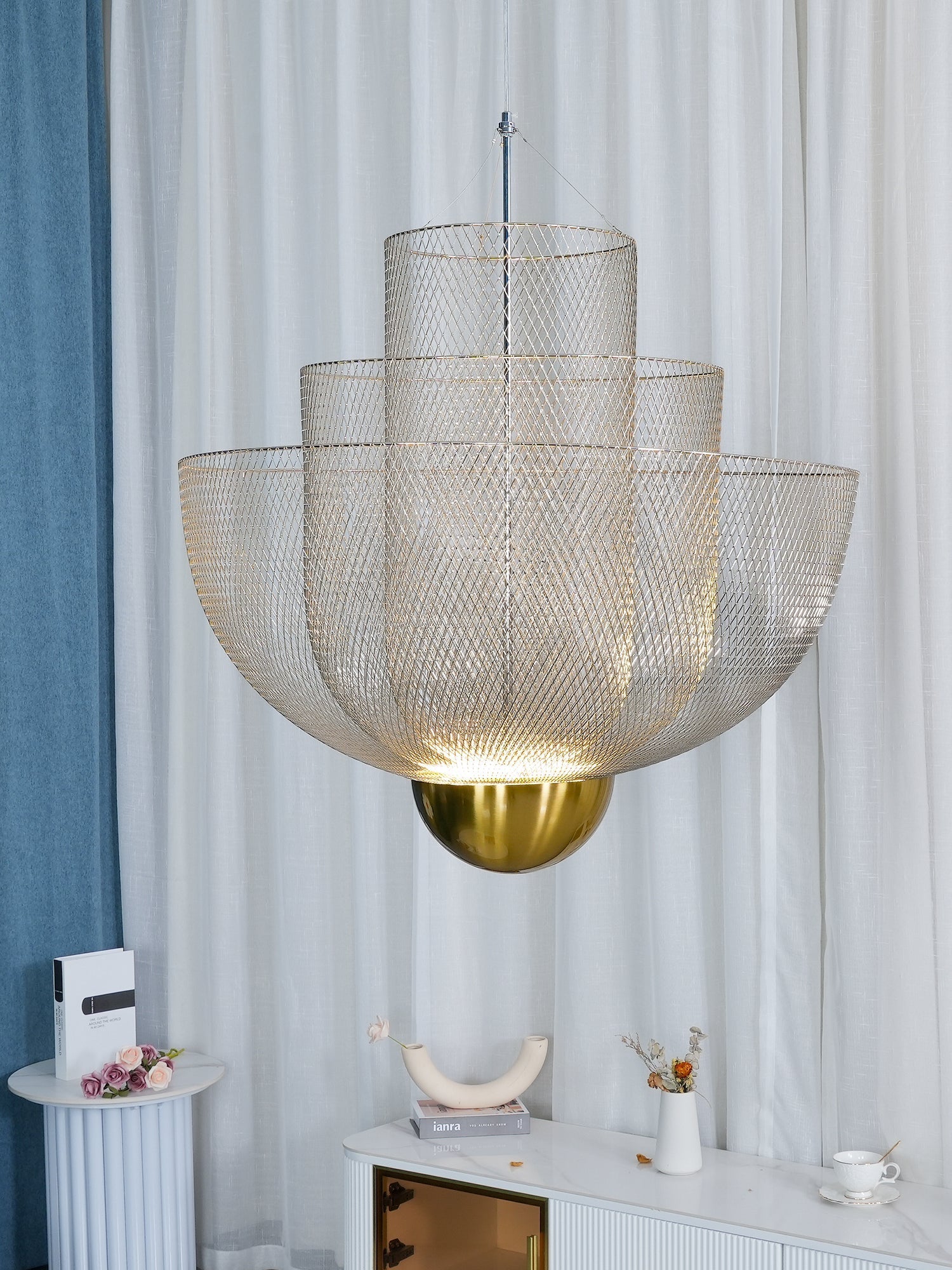 Myraeara Individual Creativity Art Metal Chandelier - Lamp Copper