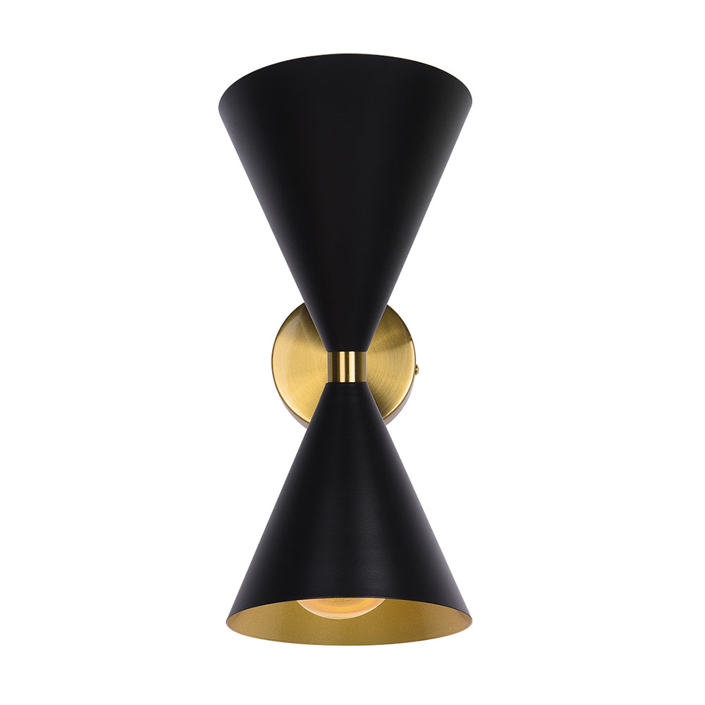Lunora Mid-Century Modern Metal Wall Sconce