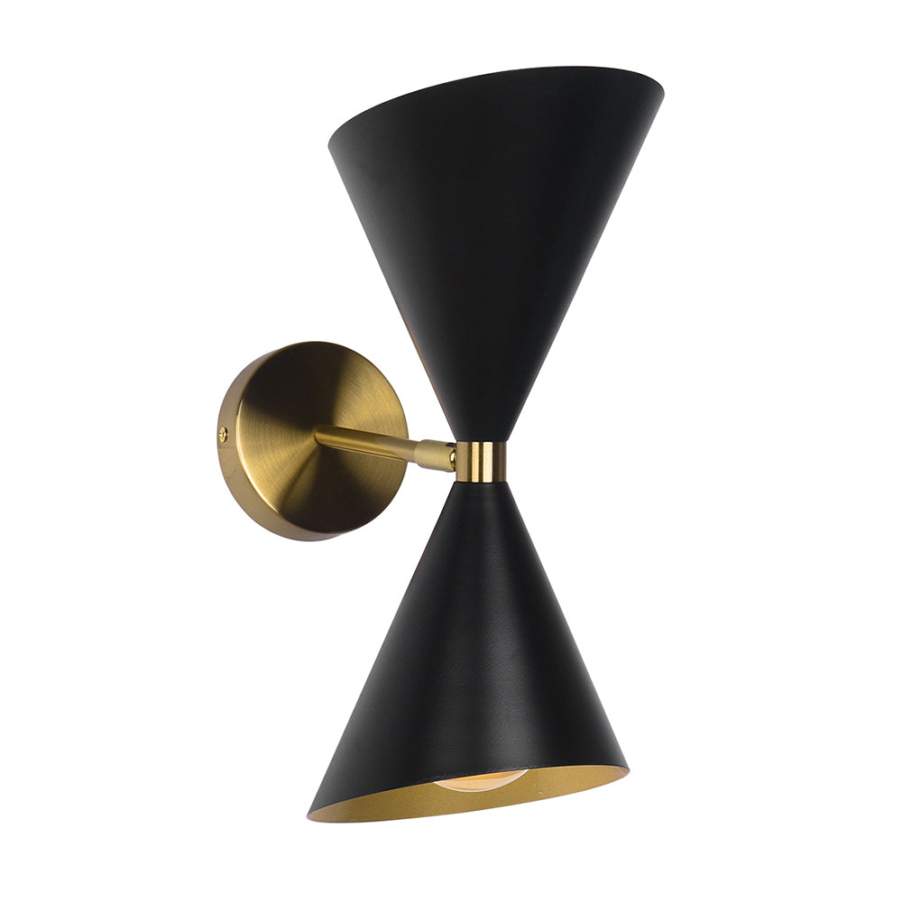 Lunora Mid-Century Modern Metal Wall Sconce