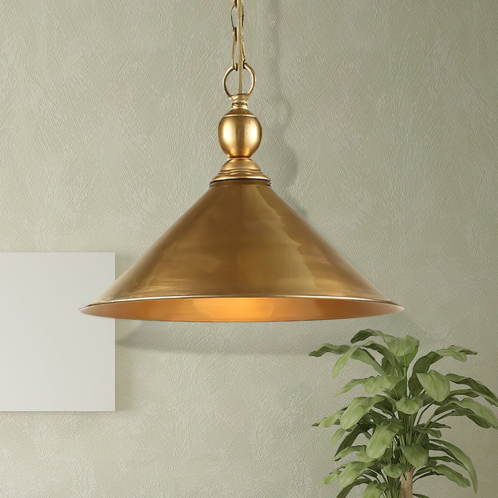 Cemirel Vintage Industrial Brass Metal Pendant Light - Lamp Copper