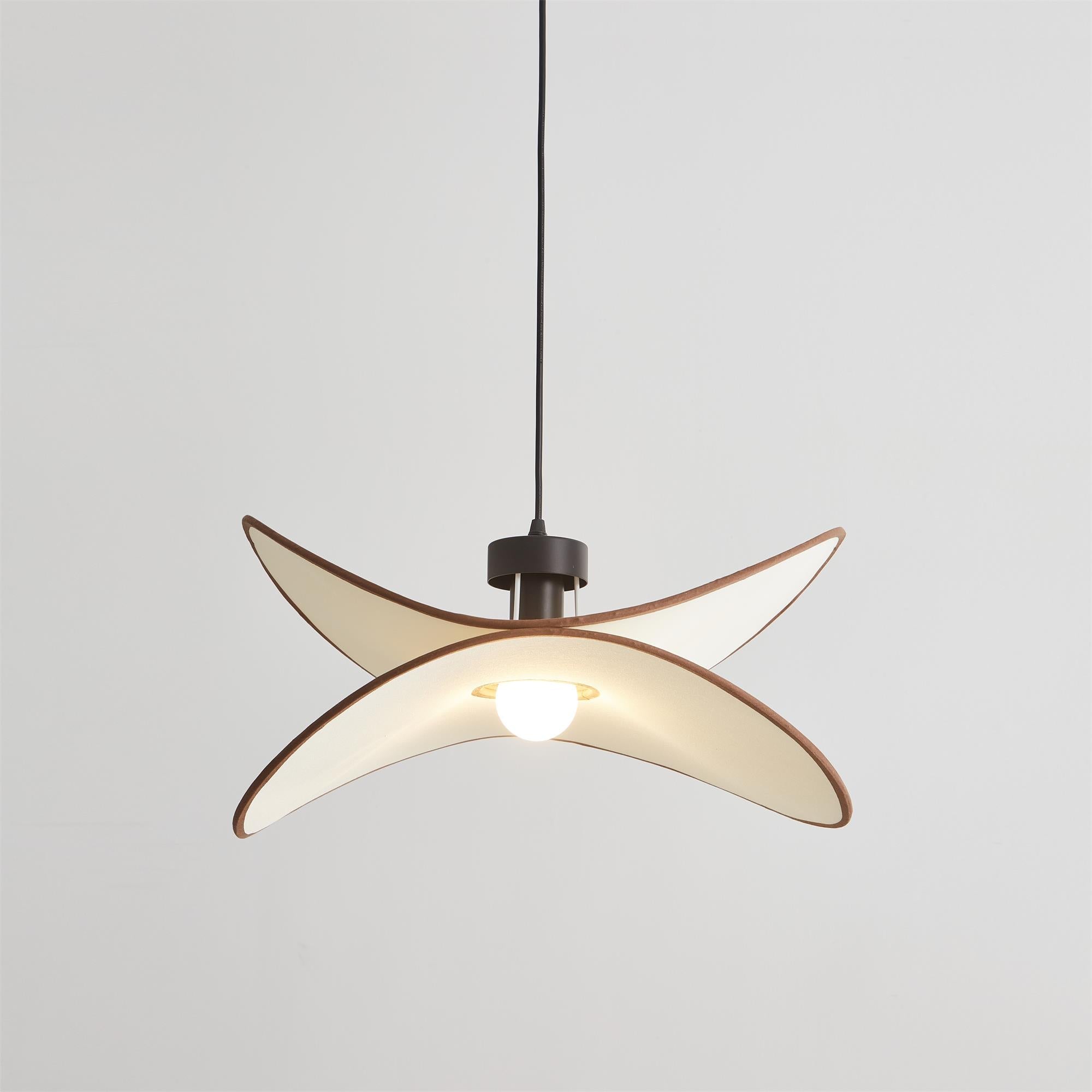 Cicaros Creativity Art Metal Fabric Pendant Lamp - Lamp Copper