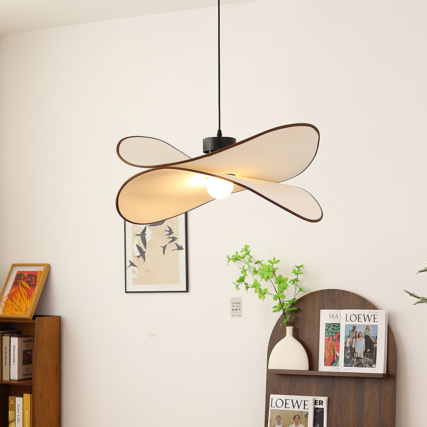 Cicaros Creativity Art Metal Fabric Pendant Lamp - Lamp Copper