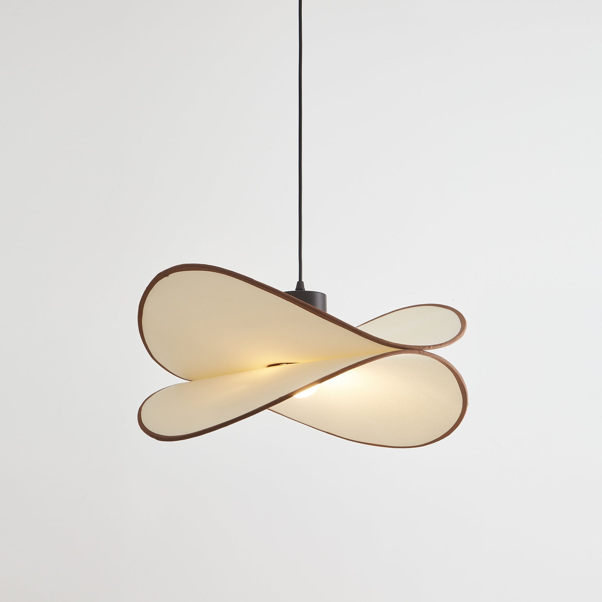 Cicaros Creativity Art Metal Fabric Pendant Lamp - Lamp Copper