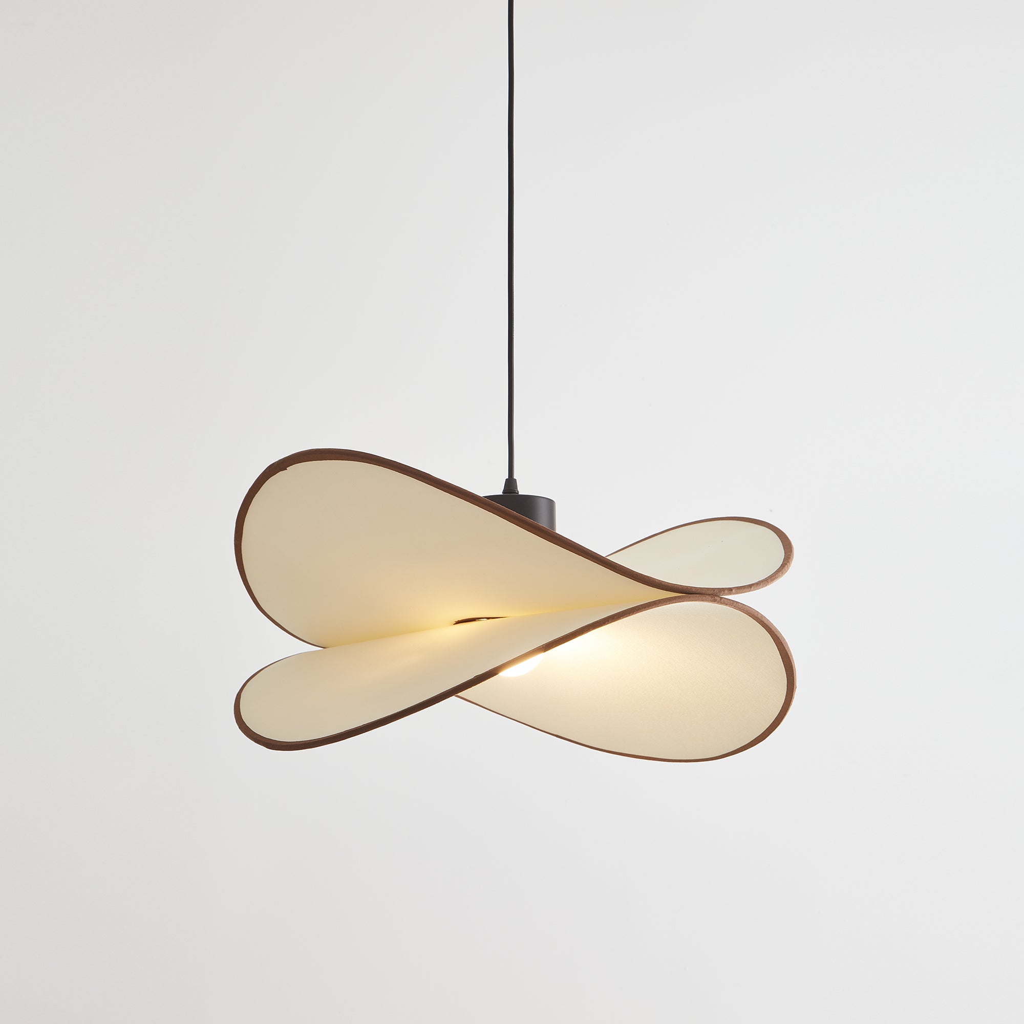 Cicaros Creativity Art Metal Fabric Pendant Lamp - Lamp Copper