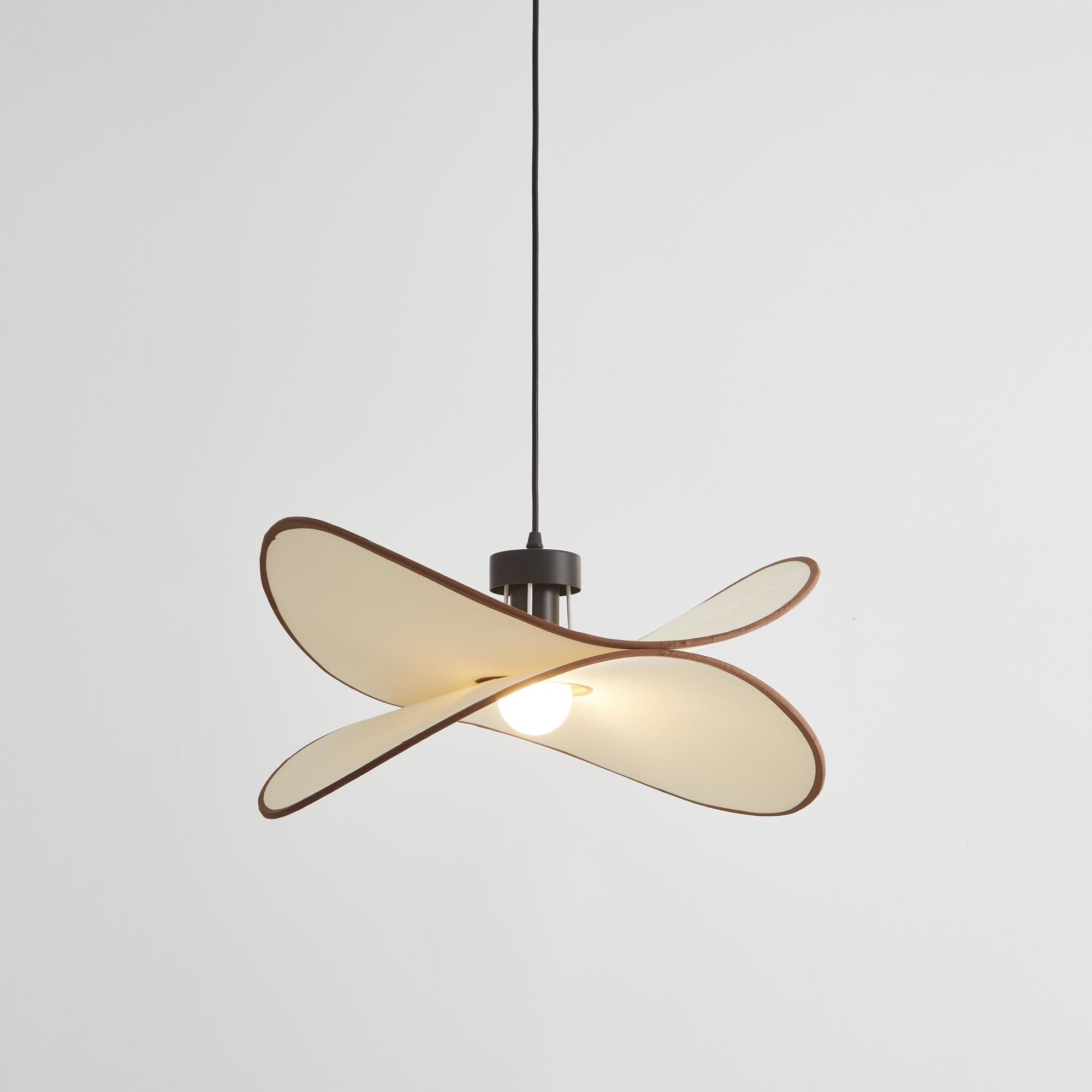 Cicaros Creativity Art Metal Fabric Pendant Lamp - Lamp Copper