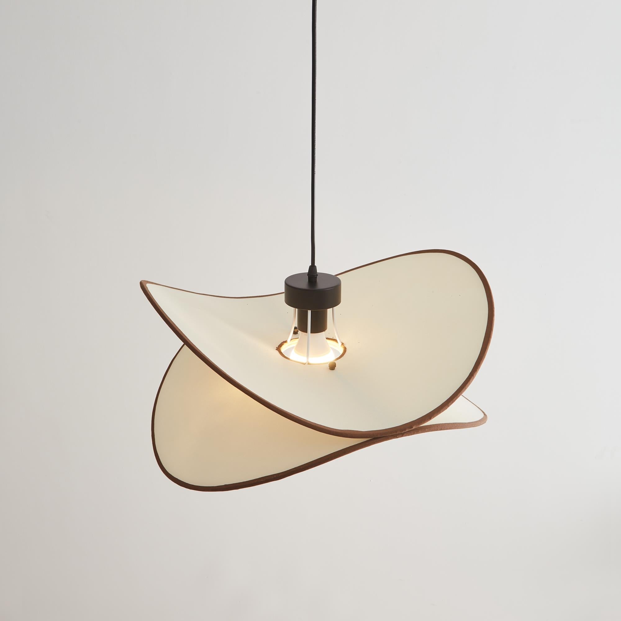 Cicaros Creativity Art Metal Fabric Pendant Lamp - Lamp Copper