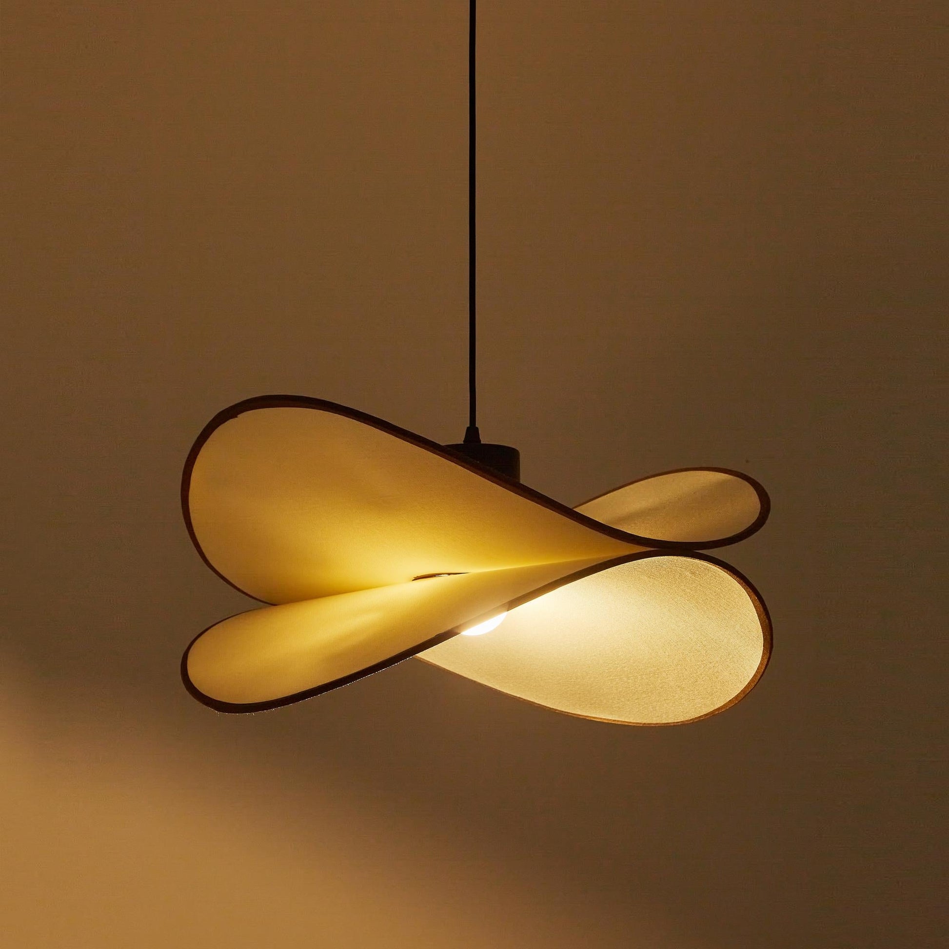 Cicaros Creativity Art Metal Fabric Pendant Lamp - Lamp Copper