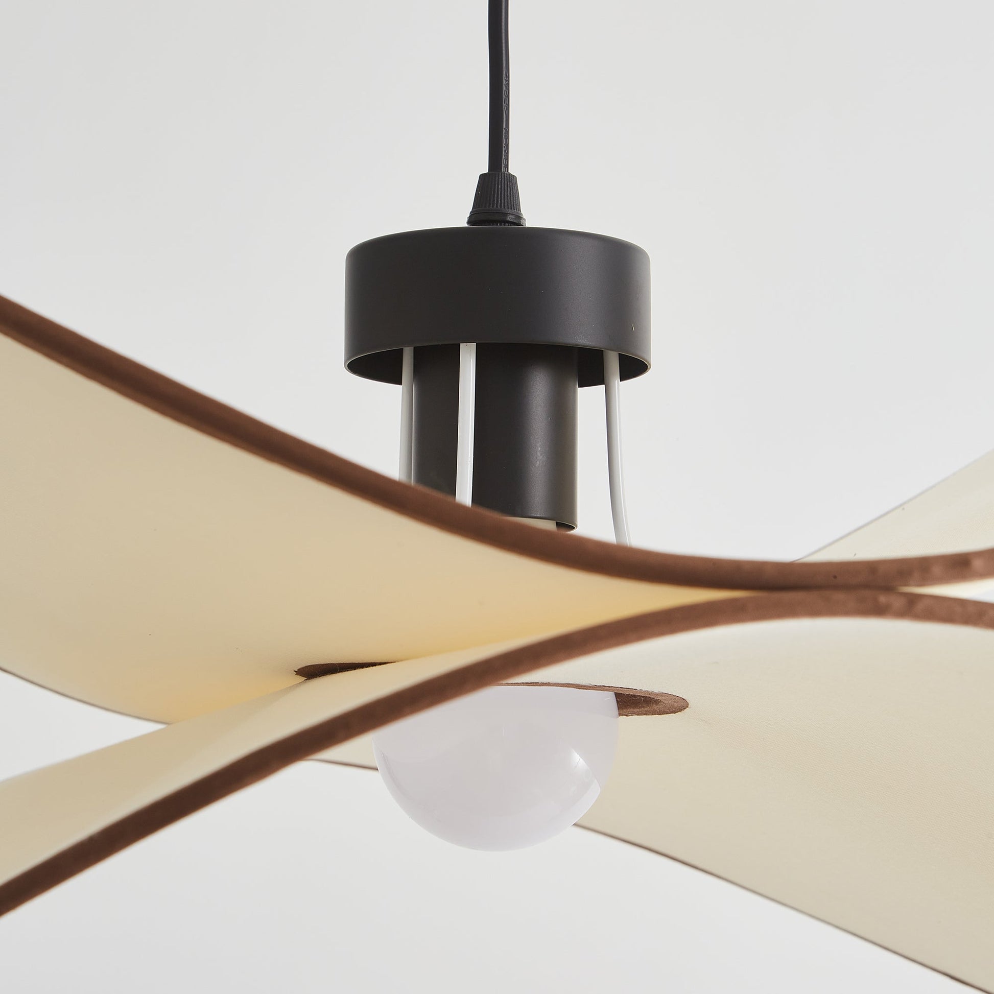 Cicaros Creativity Art Metal Fabric Pendant Lamp - Lamp Copper