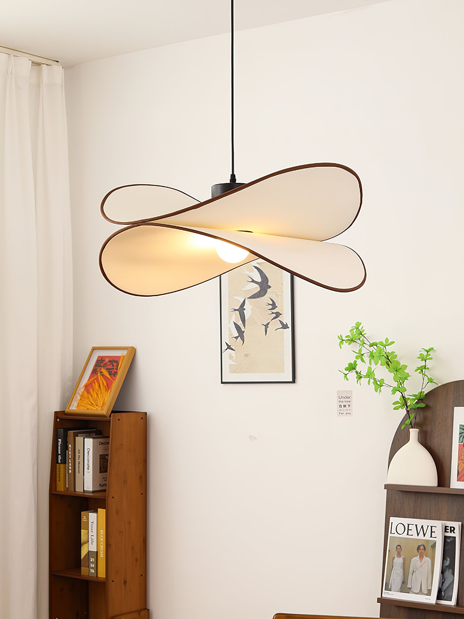 Cicaros Creativity Art Metal Fabric Pendant Lamp - Lamp Copper