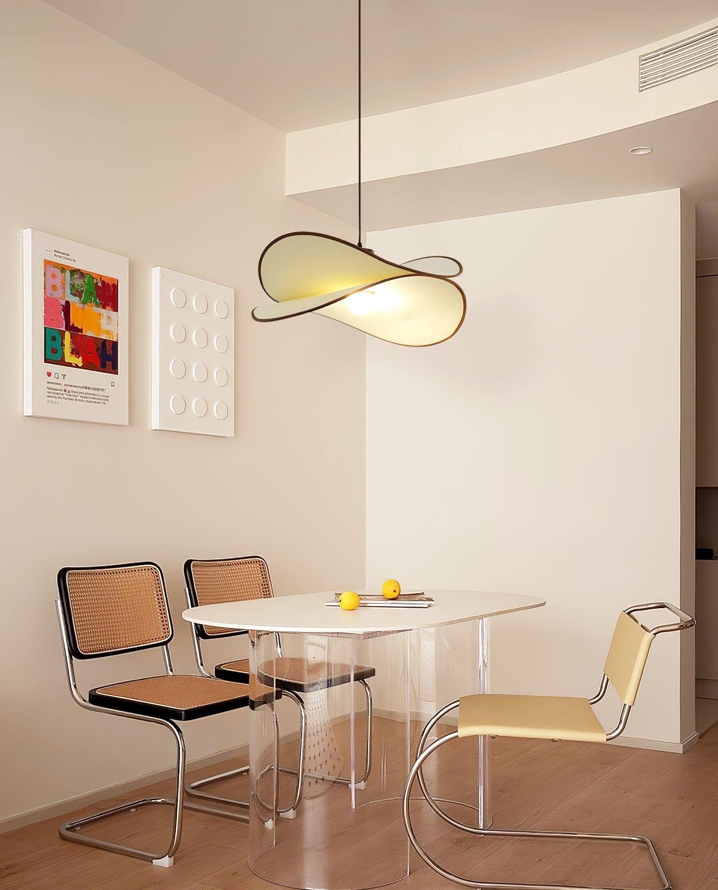 Cicaros Creativity Art Metal Fabric Pendant Lamp - Lamp Copper