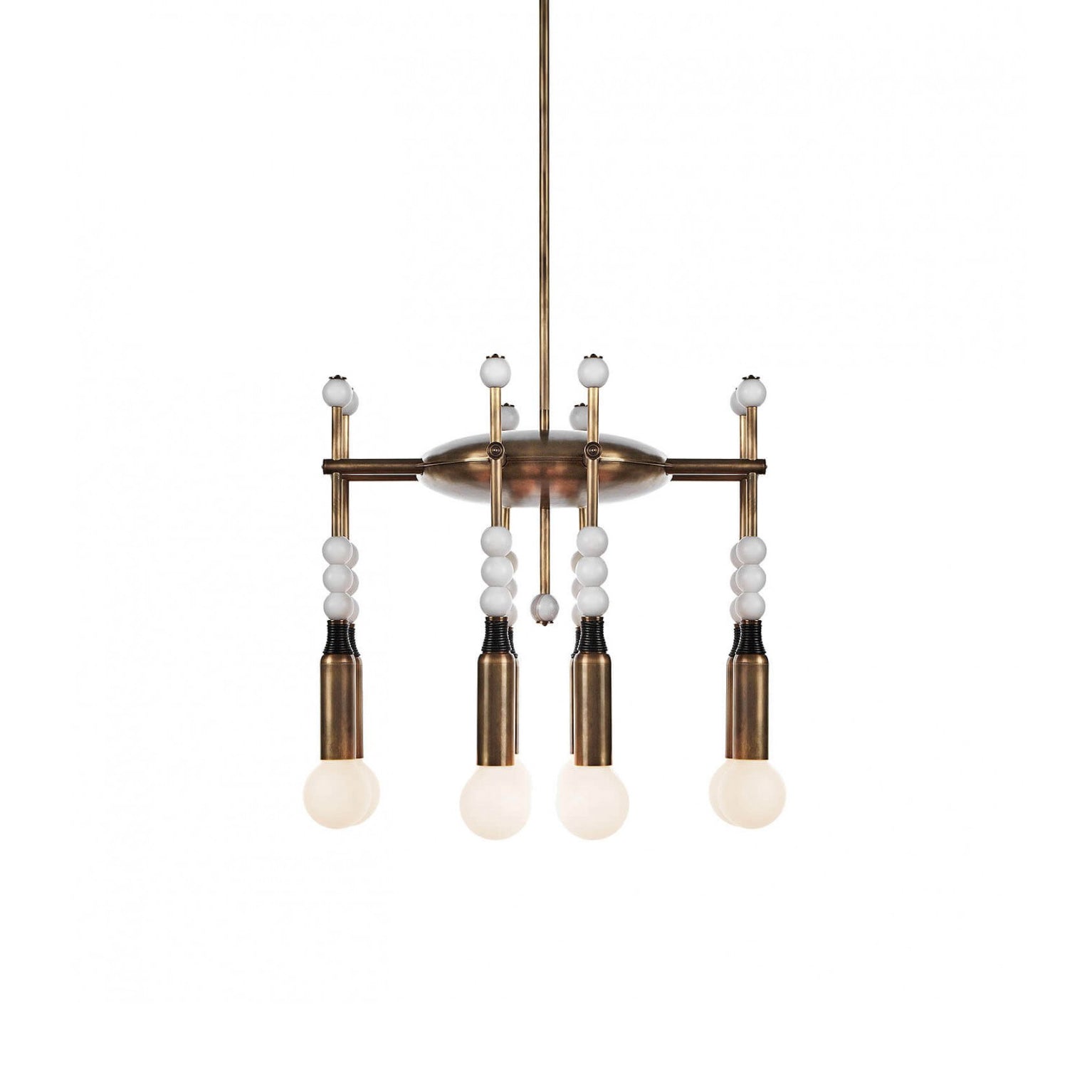 Esoleth Traditional Premium Elegance Marble Chandelier - Lamp Copper