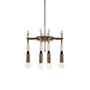 Esoleth Traditional Premium Elegance Marble Chandelier - Lamp Copper