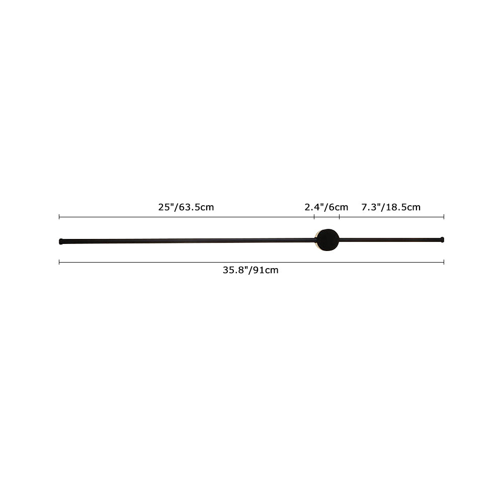 Ljos Minimalist LED Linear Metal Wall Light