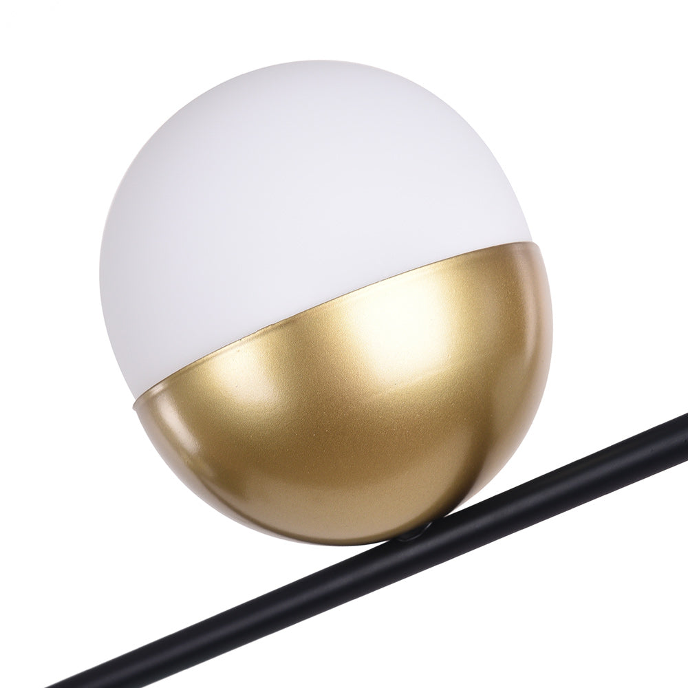 Modern Linear Metal Chandelier