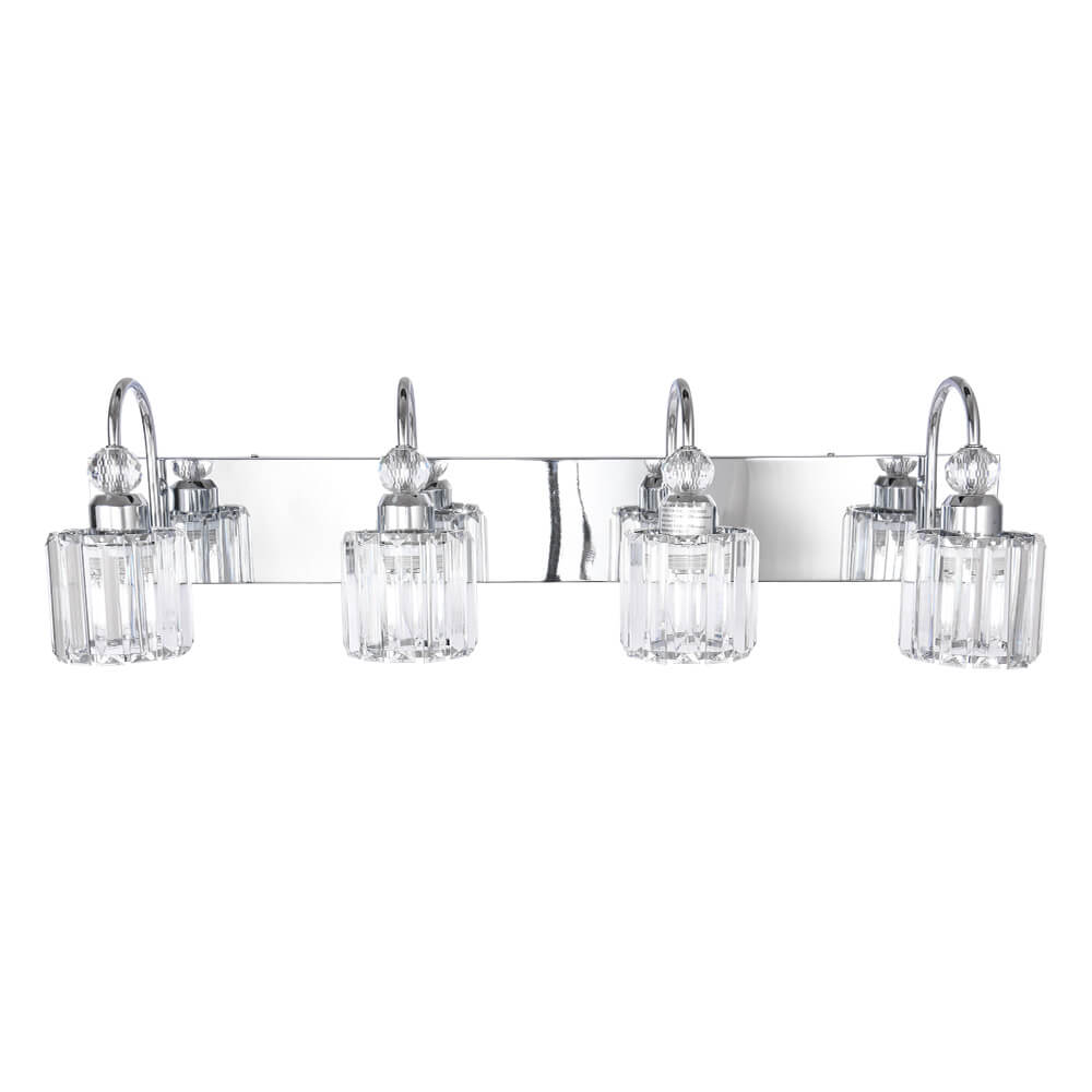 Ogon Modern Crystal Vanity Wall Sconce