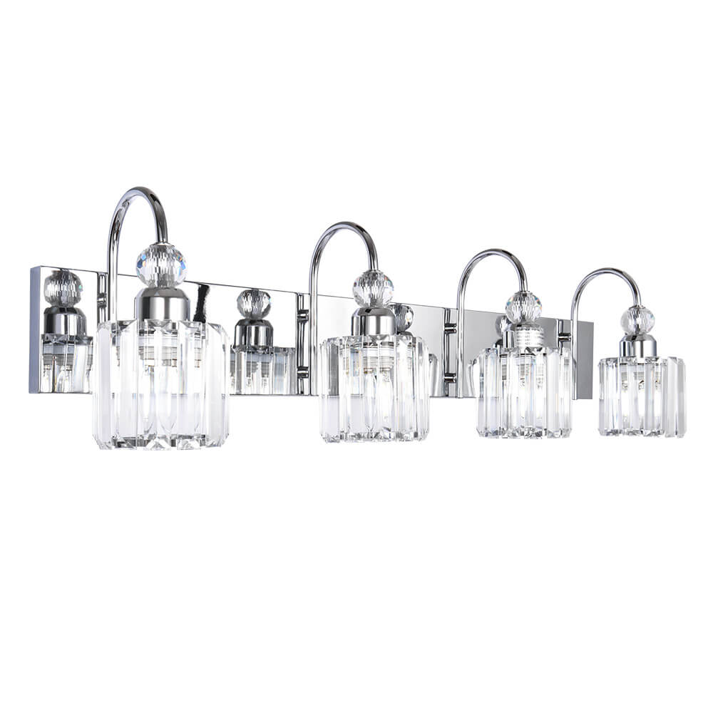 Ogon Modern Crystal Vanity Wall Sconce