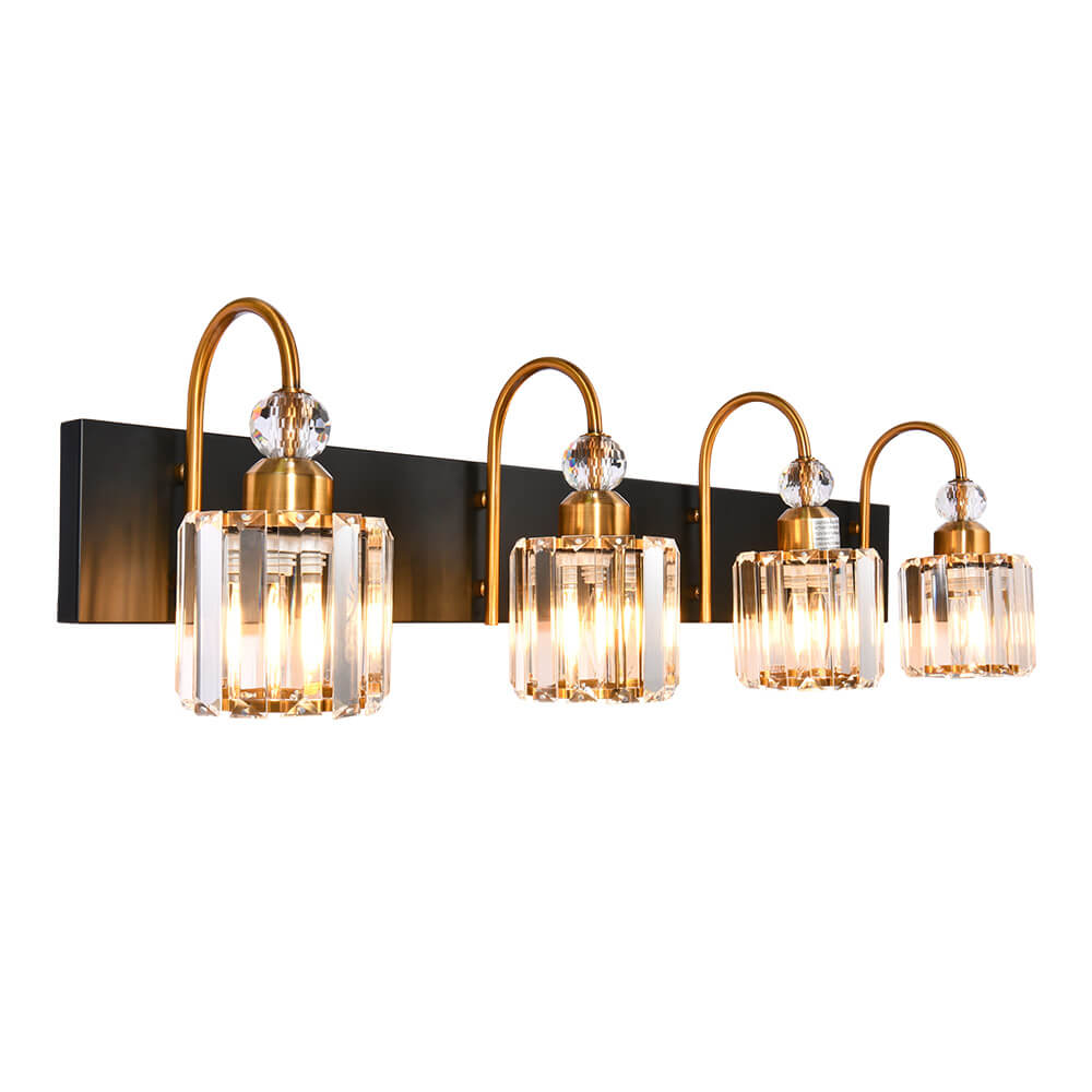 Ogon Modern Crystal Vanity Wall Sconce
