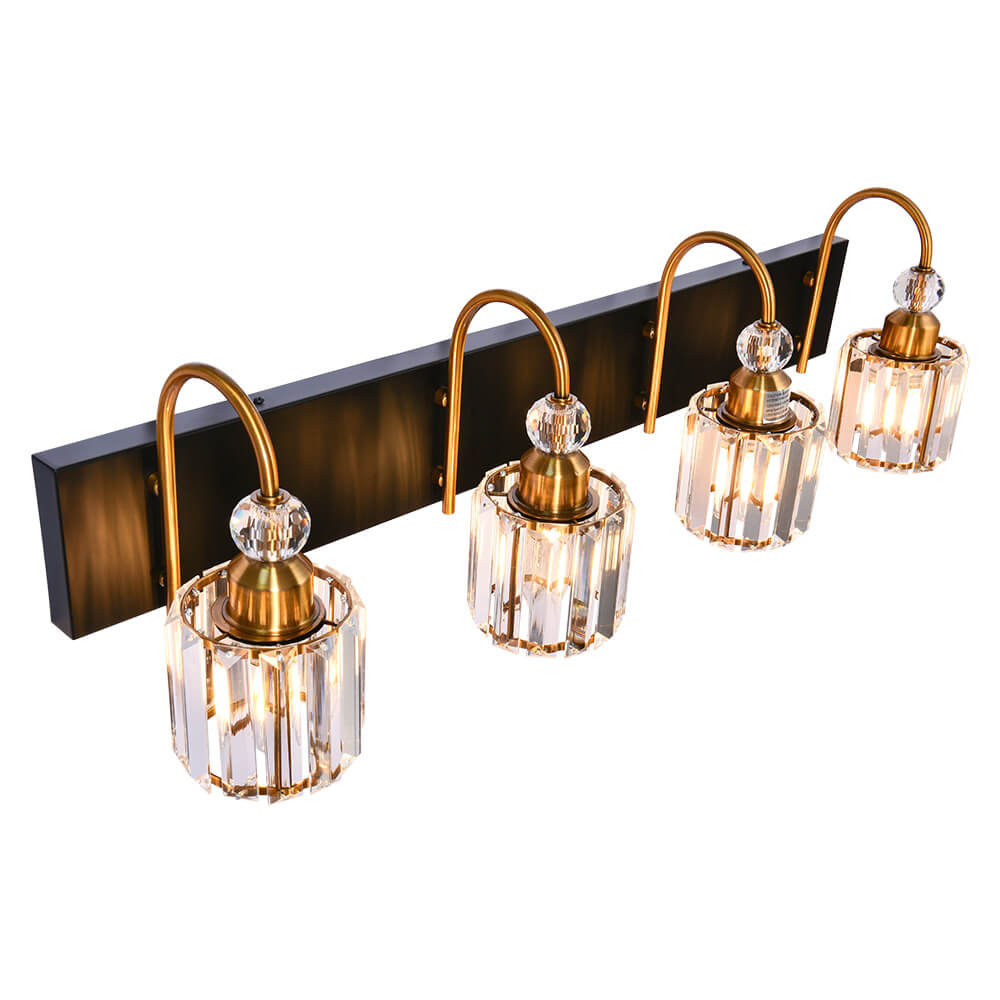 Ogon Modern Crystal Vanity Wall Sconce