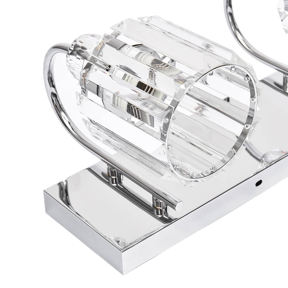 Ogon Modern Crystal Vanity Wall Sconce